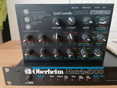 Oberheim Matrix 1000 + Stereoping controller