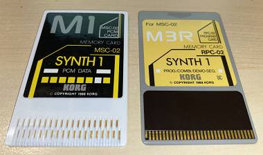 Korg M3R Cards RSC-2S SYNTH1