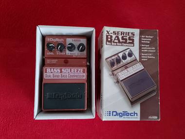 DigiTech bass squeeze con scatola scambio eq equalizza