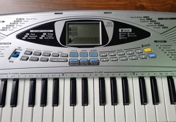 Farfisa SK410 Tastiera elettronica buono stato con istruzi